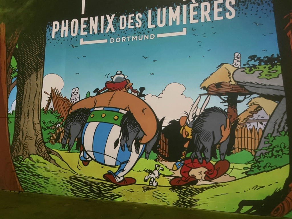 Asterix, Idefix und Obelix: Auf in den Kampf! Foto: RoMü