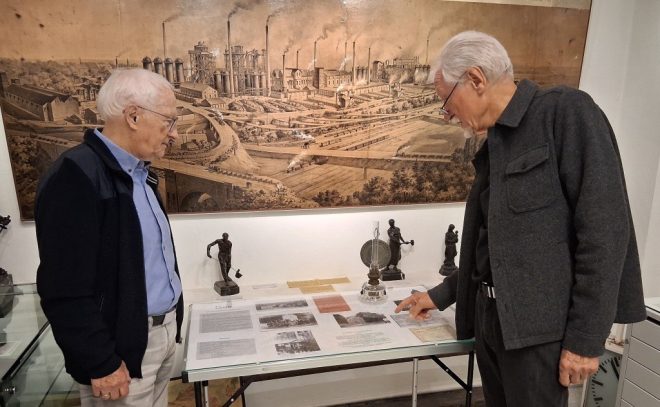 Viele Besucher staunten beim Besuch der Sonderausstellung, dass Hörde schon 1862 ein eigenes Gaswerk am Alten Markt hatte, das die Gaslaternen in Hördes Straßen versorgte. (Foto: Andreas Brücher)